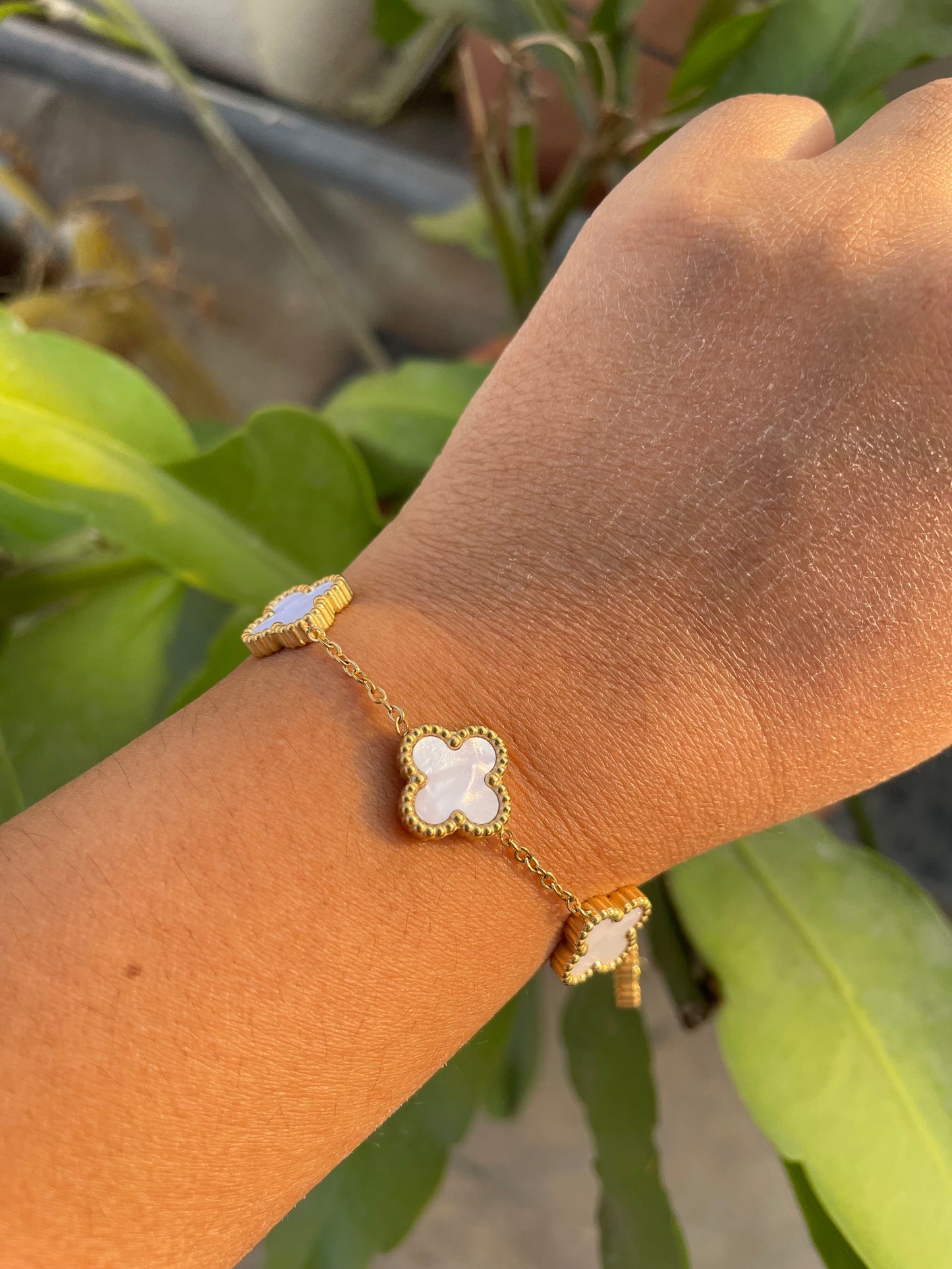 White clover bracelet