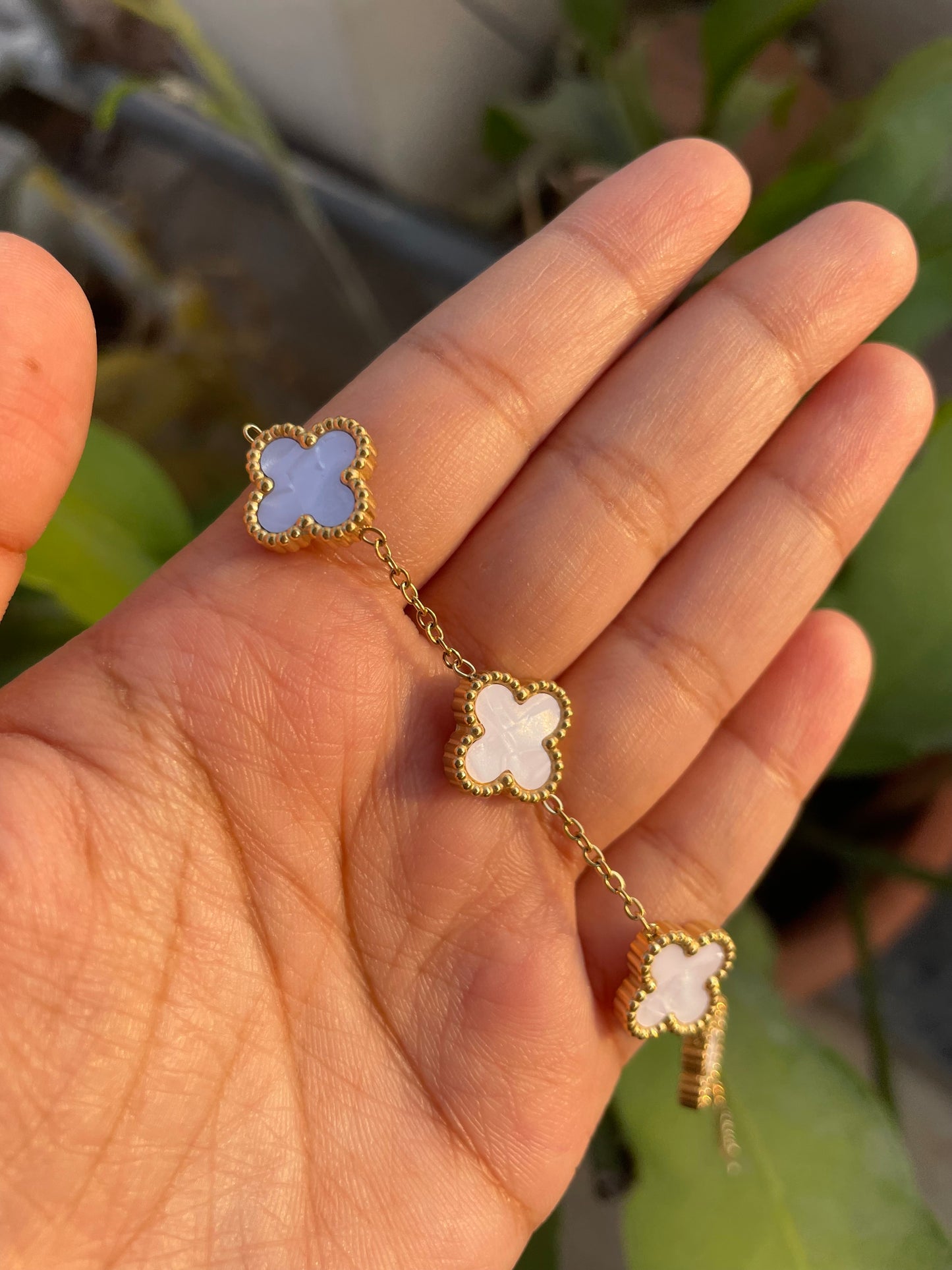 White clover bracelet