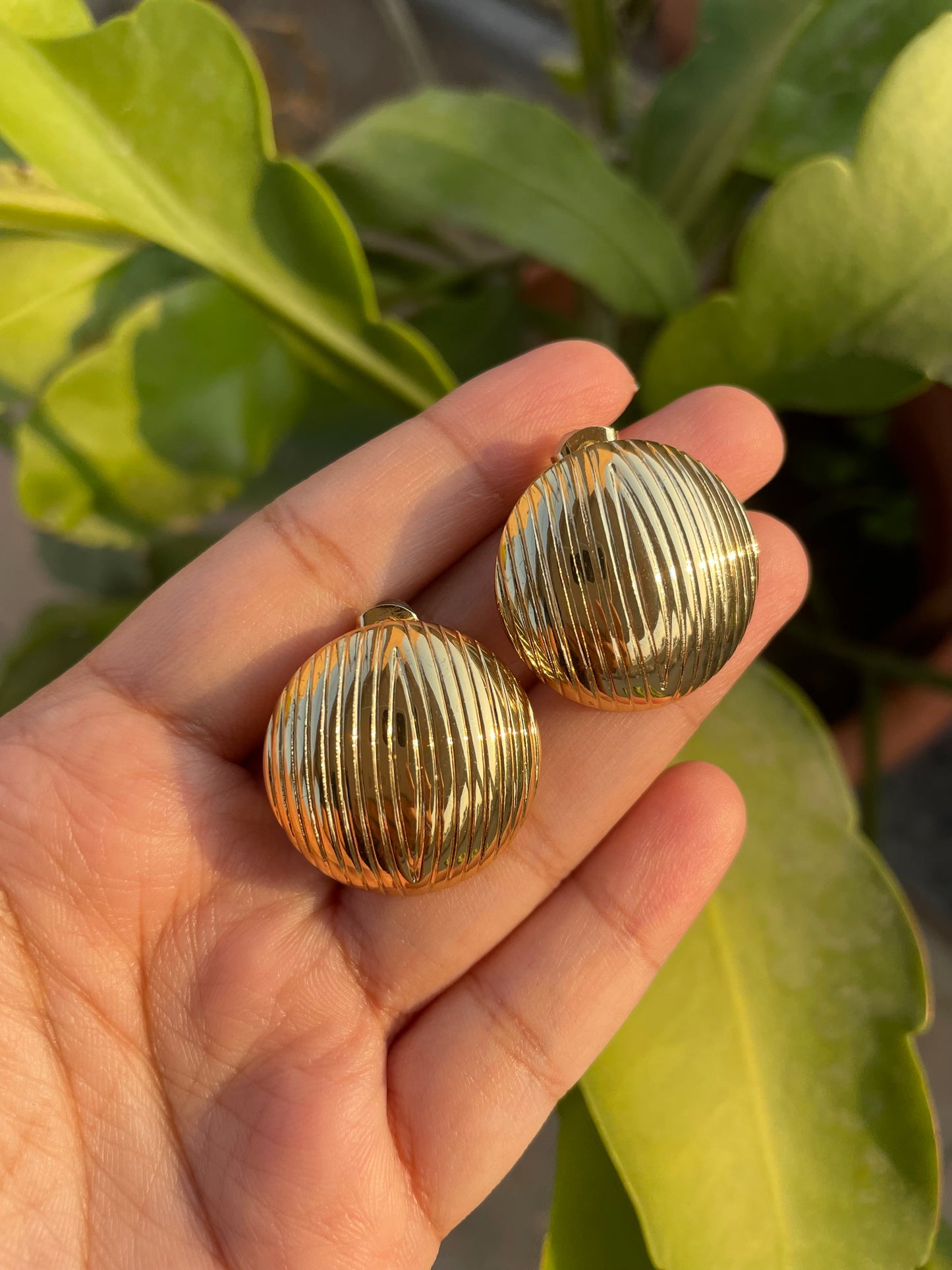 Orb glow earrings