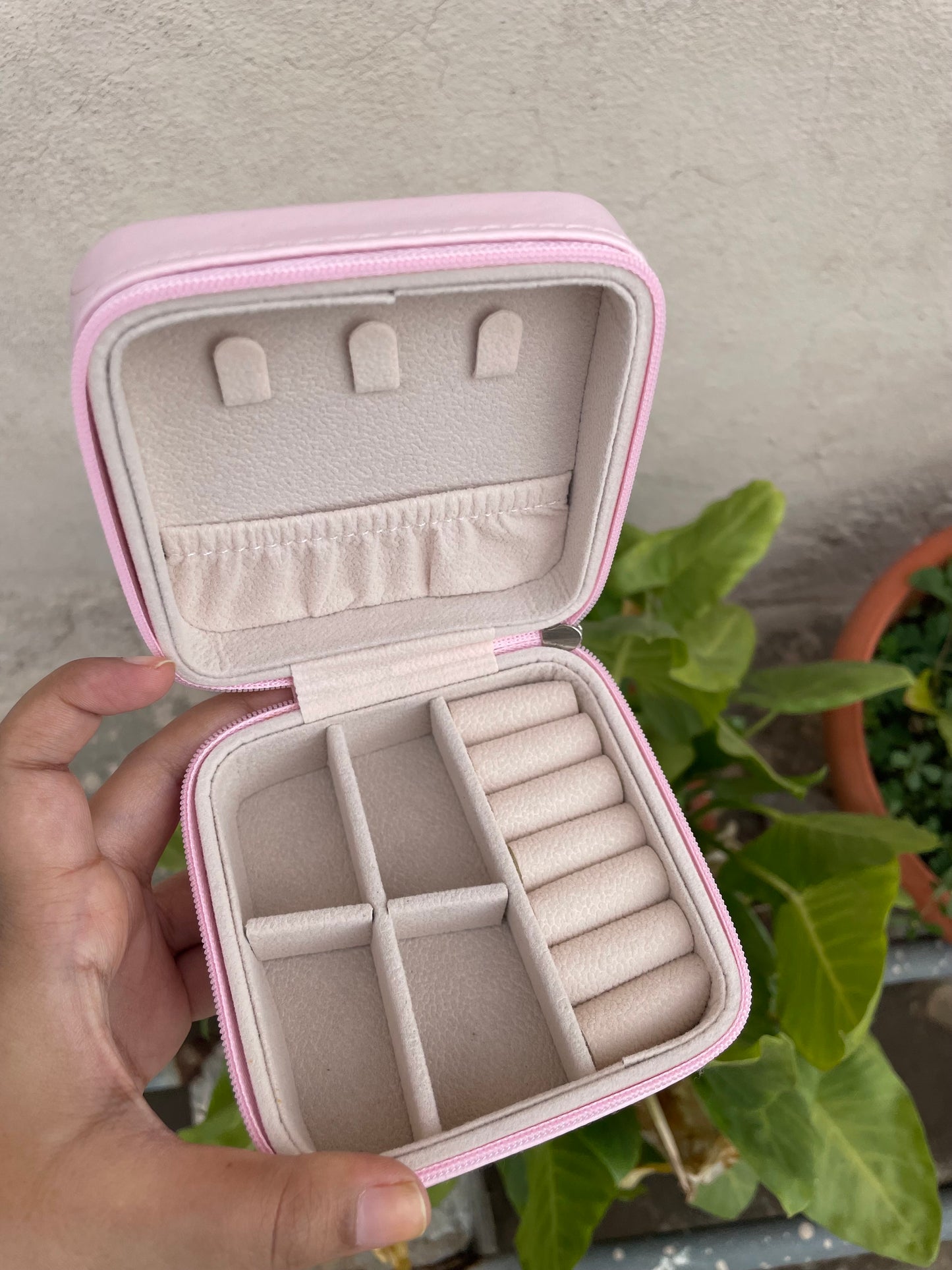 Pink storage box