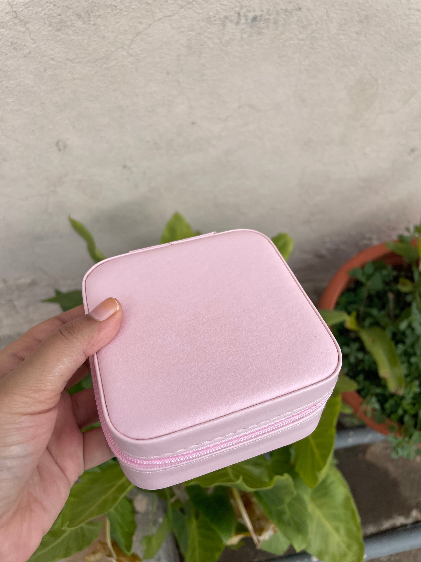 Pink storage box