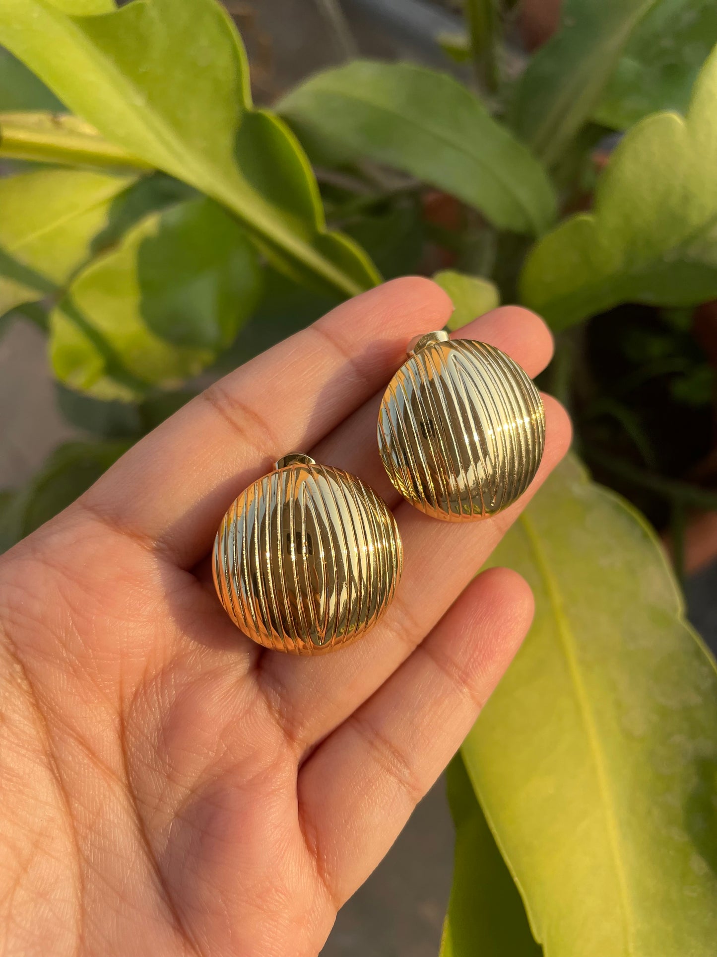 Orb glow earrings