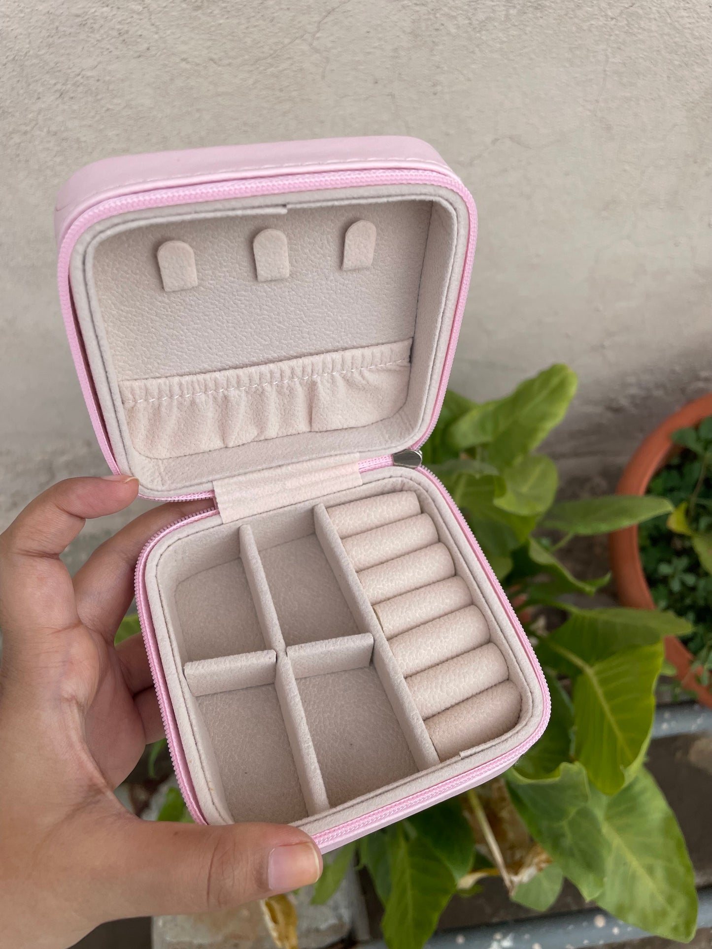 Pink storage box