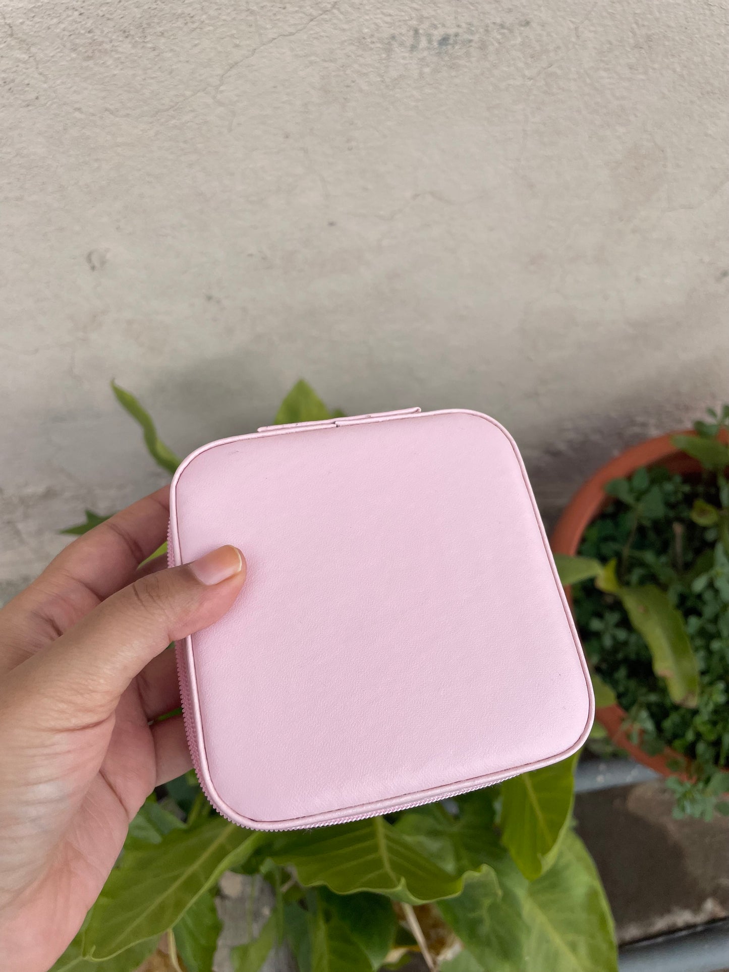 Pink storage box