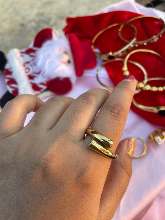 Gold wrap ring